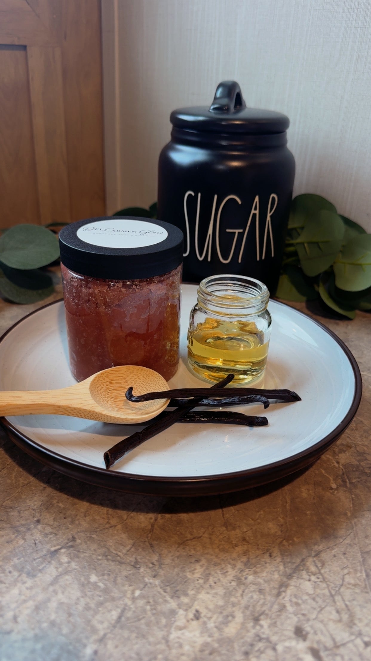 🍯 Abuela’s Kitchen – Sugar Scrub (Honey Vanilla)